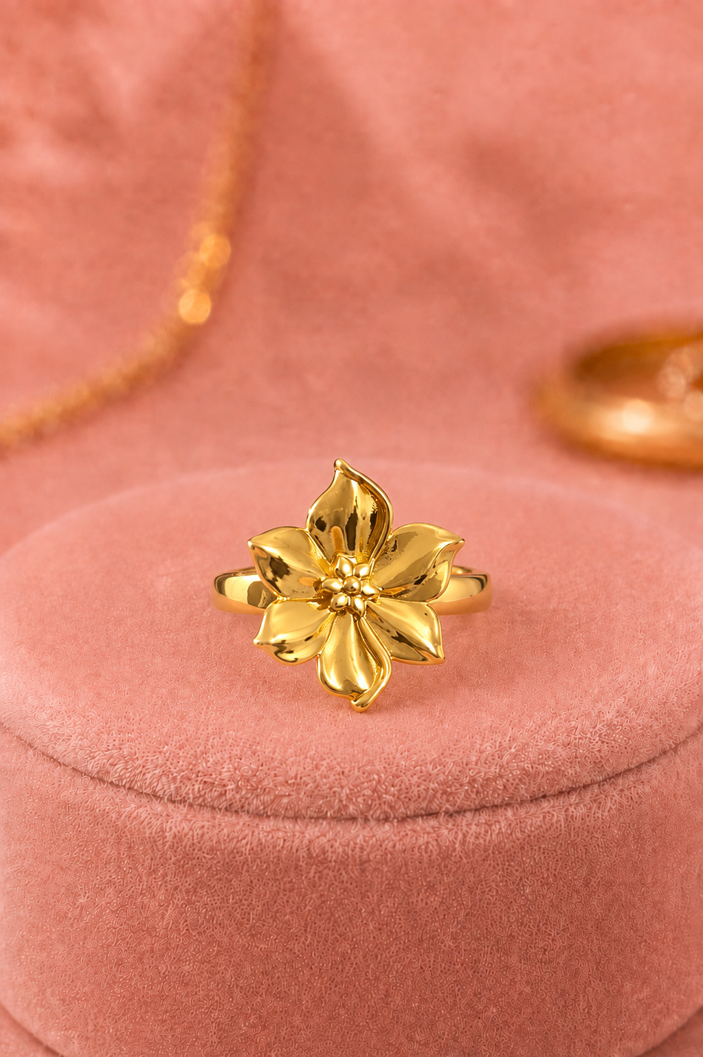 Anillo flor.