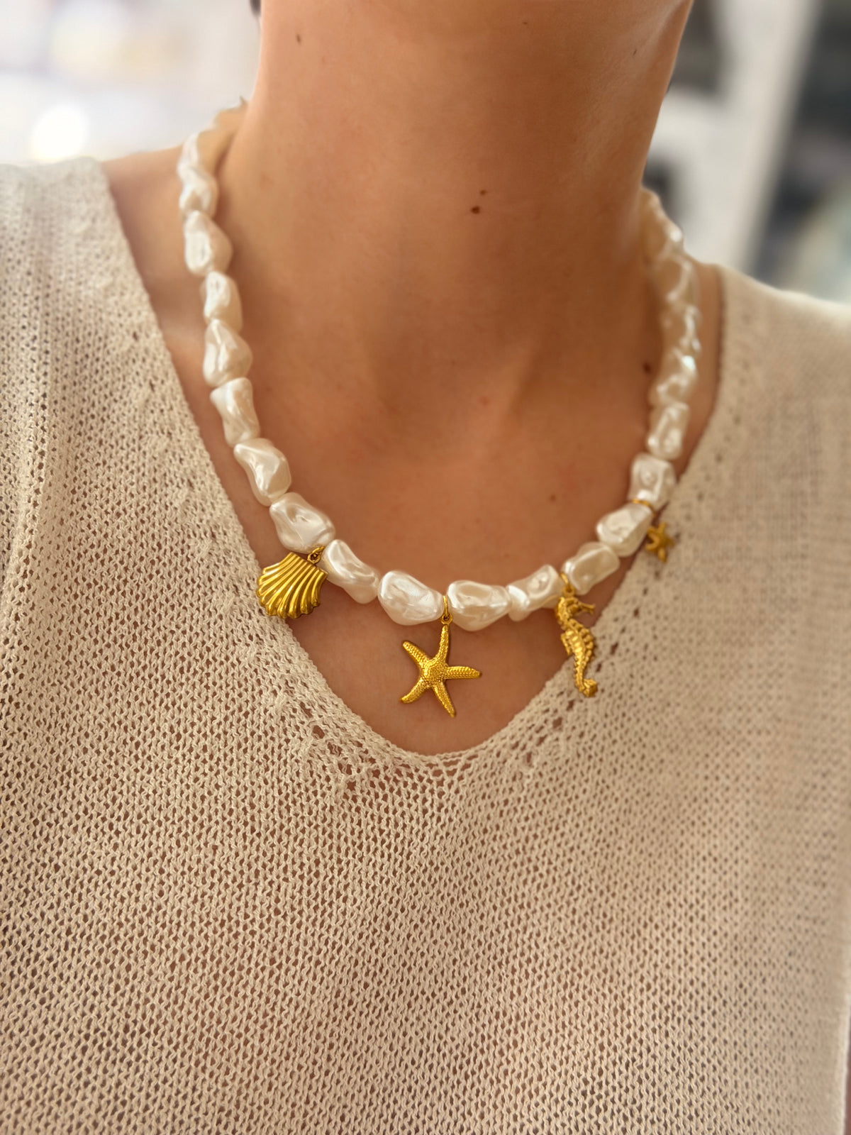 Collar charms Marea.