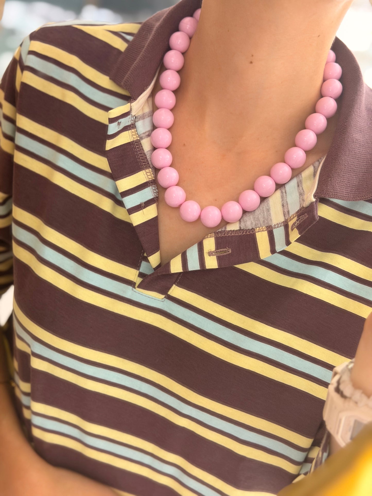 Collar XL rosado #16