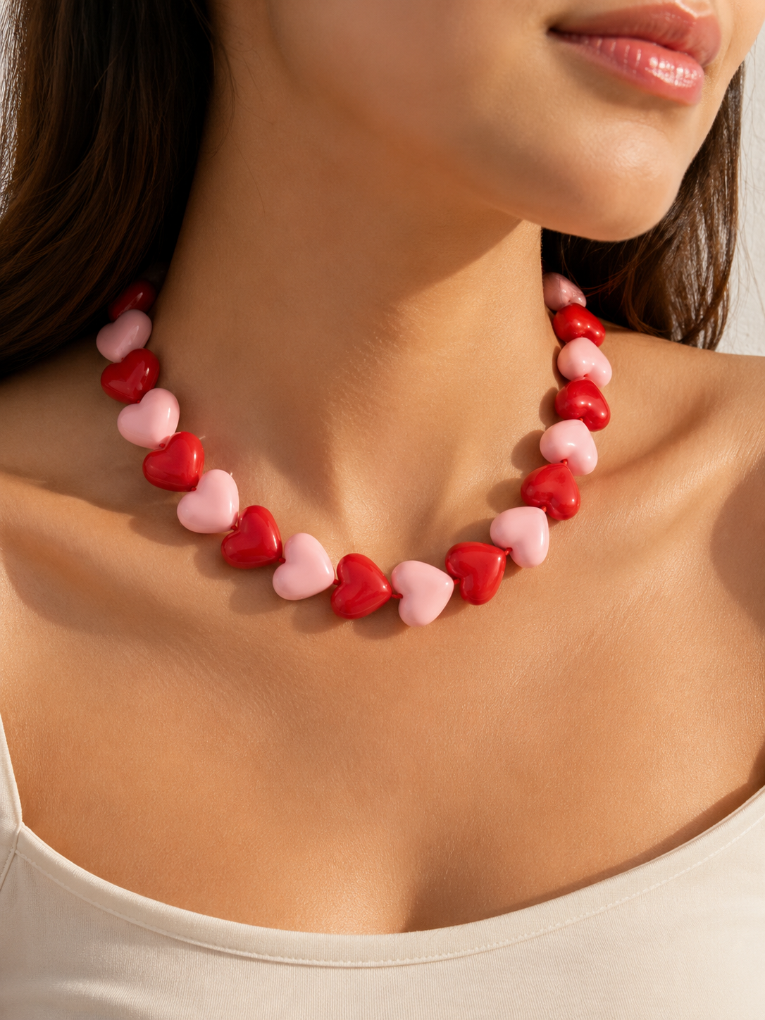 Collar XL corazones