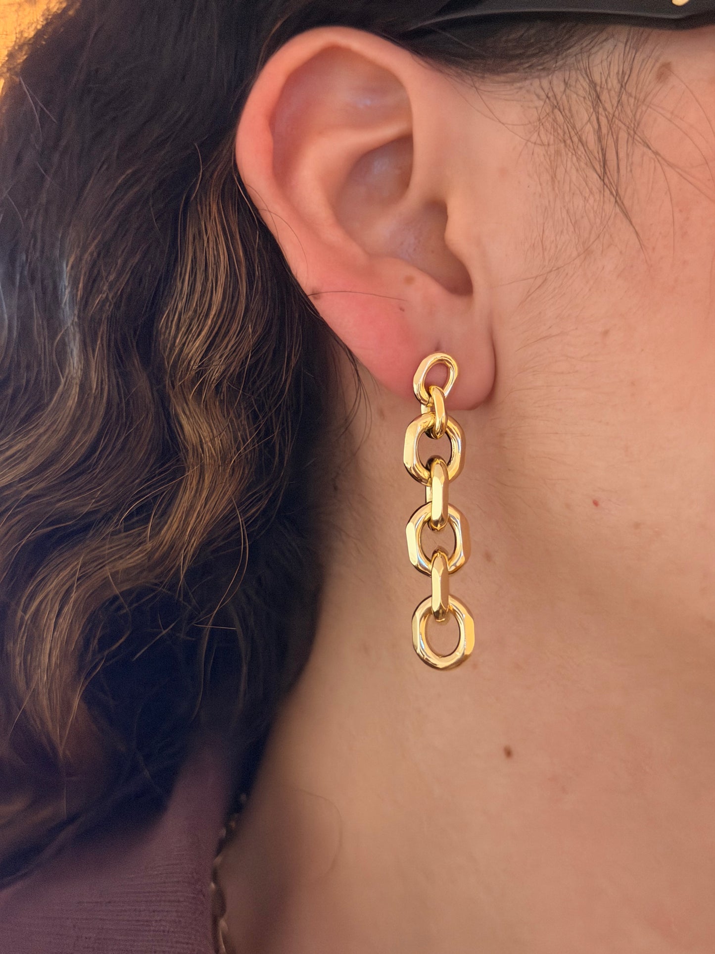 Arete largo eslabones
