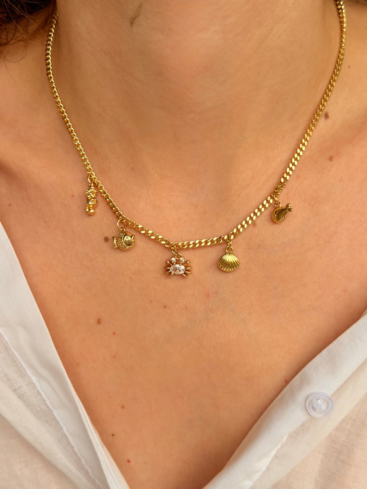 Collar mini charms bahía