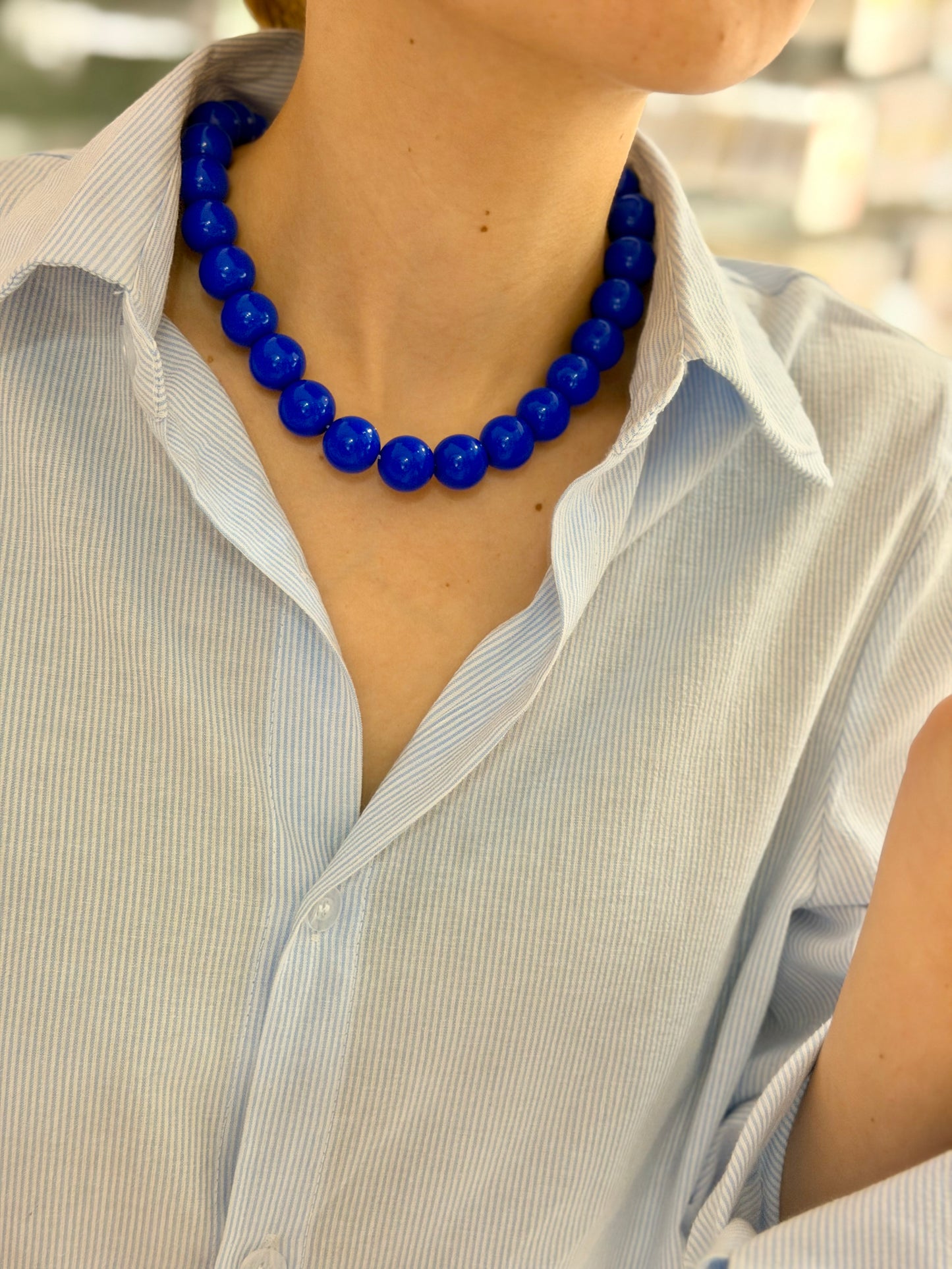 Collar XL Azul