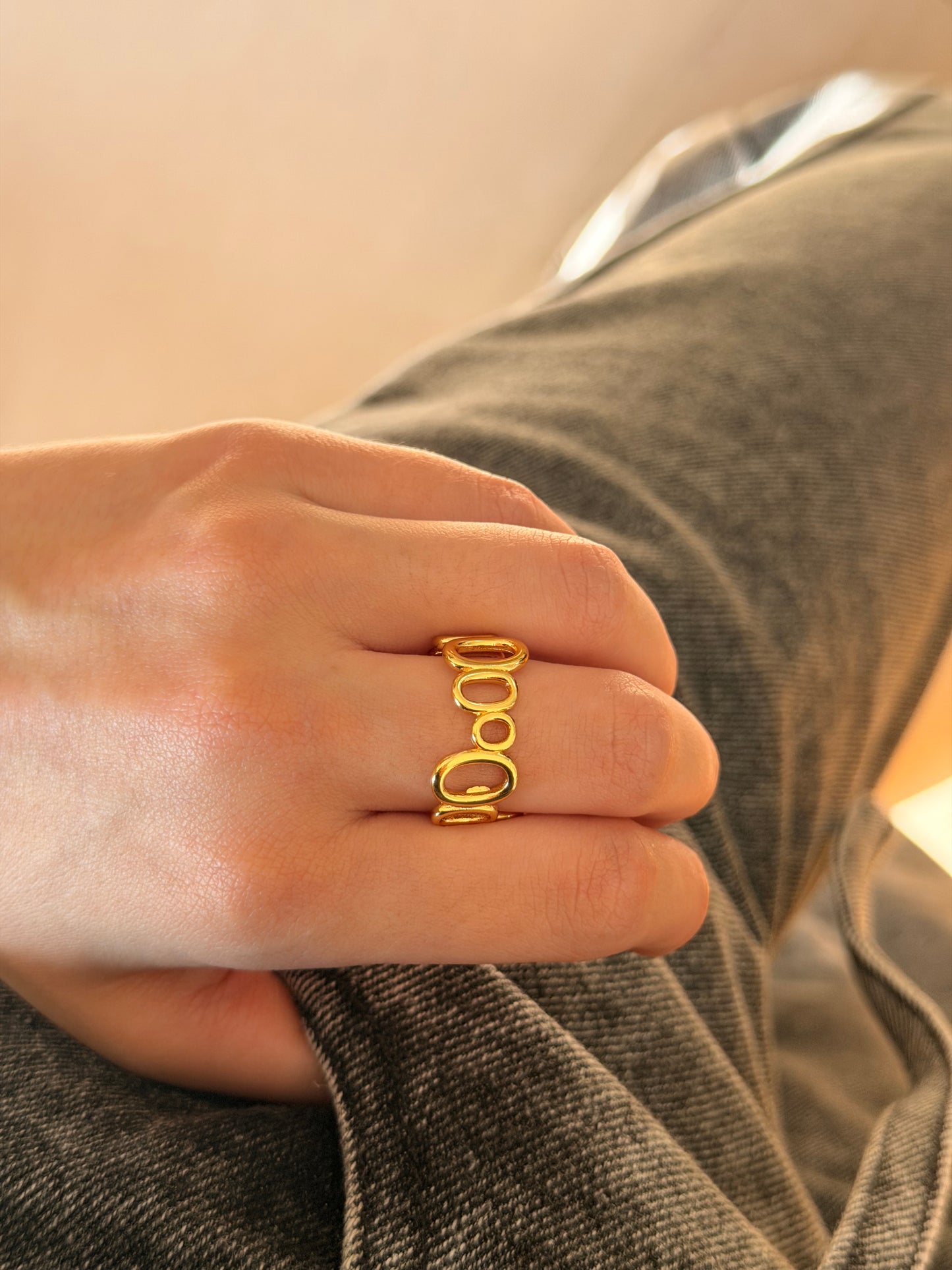 Anillo mini óvalos