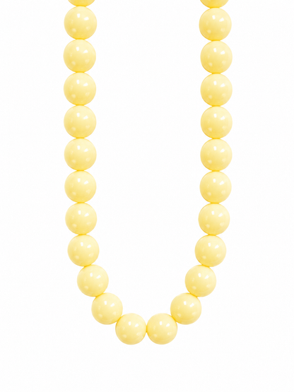 Collar XL Amarillo mantequilla