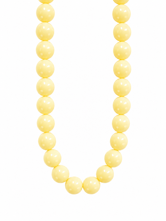 Collar XL Amarillo mantequilla