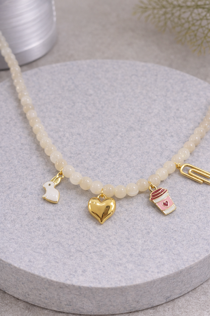 Collar mini charms Alicia