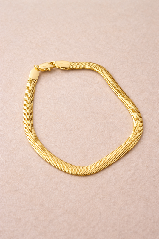 Pulsera serpiente delgada