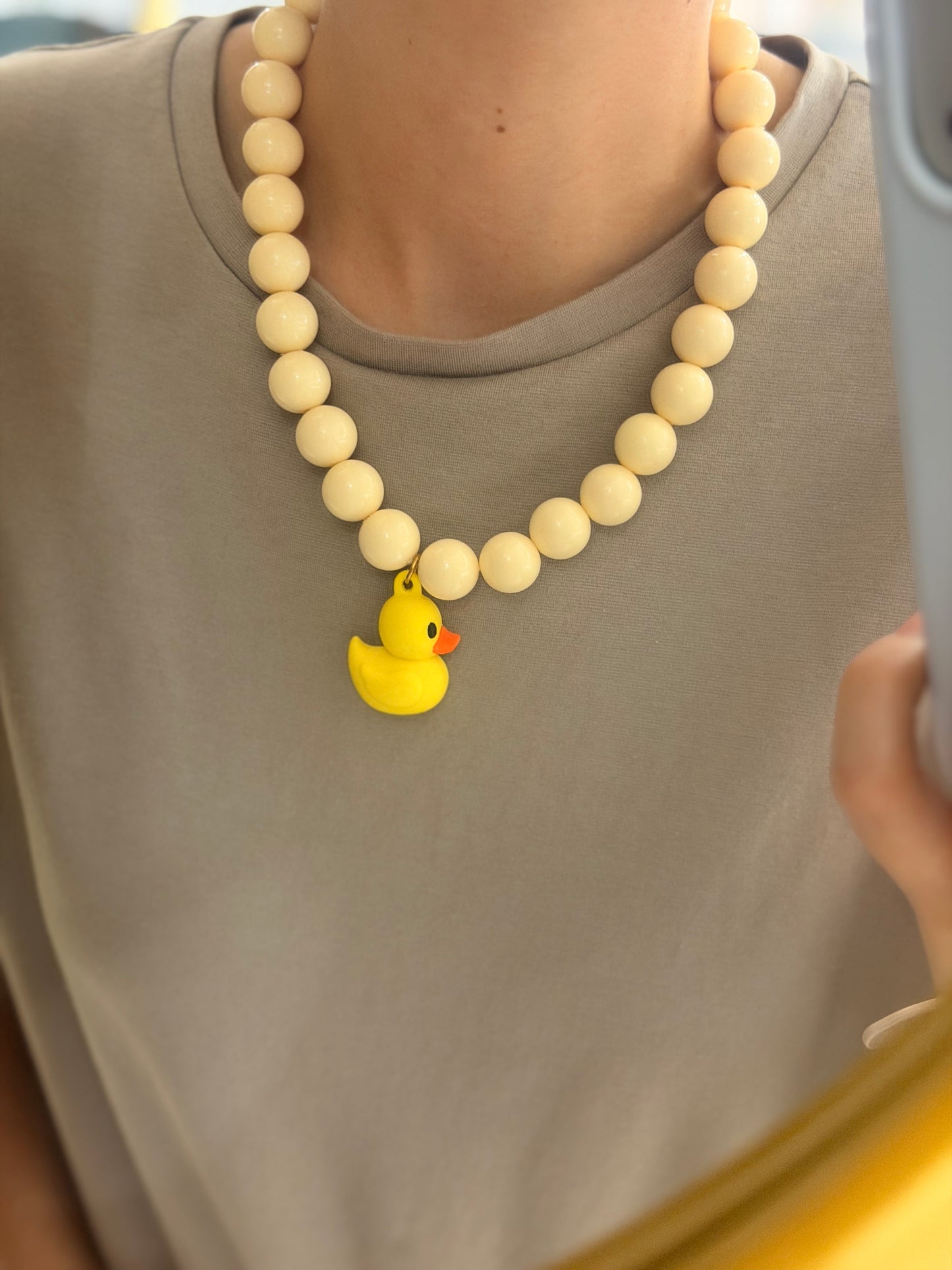 Collar XL Pato de hule.