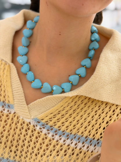 Collar XL Candy-azul claro