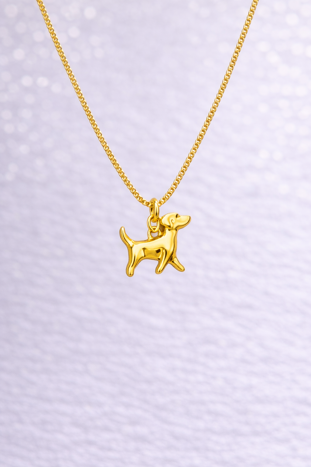 Cadena dije perrito criollo- Dos colores