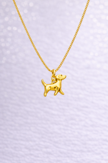 Cadena dije perrito criollo- Dos colores