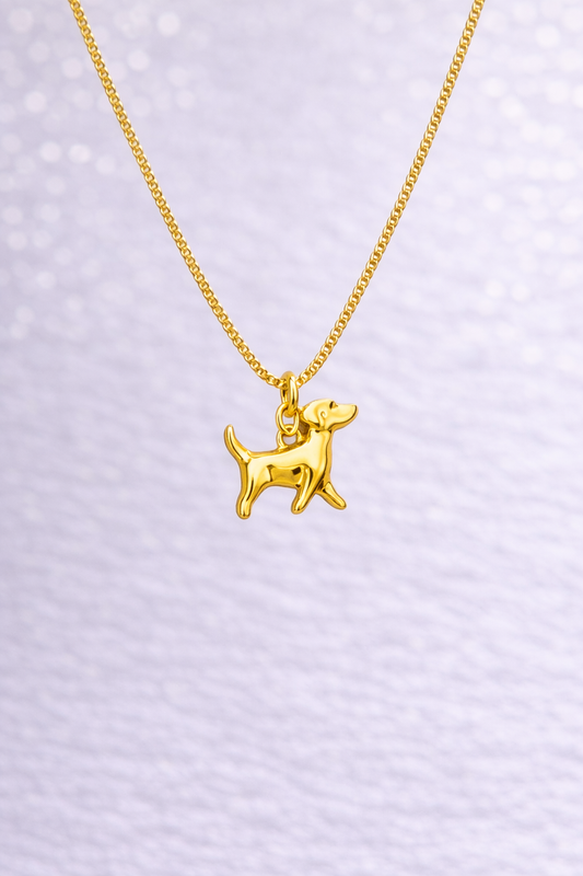 Cadena dije perrito criollo- Dos colores