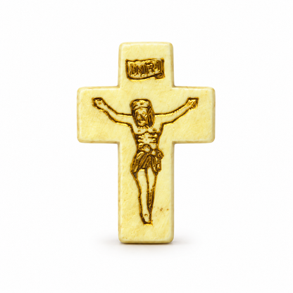 Dije cruz de madera