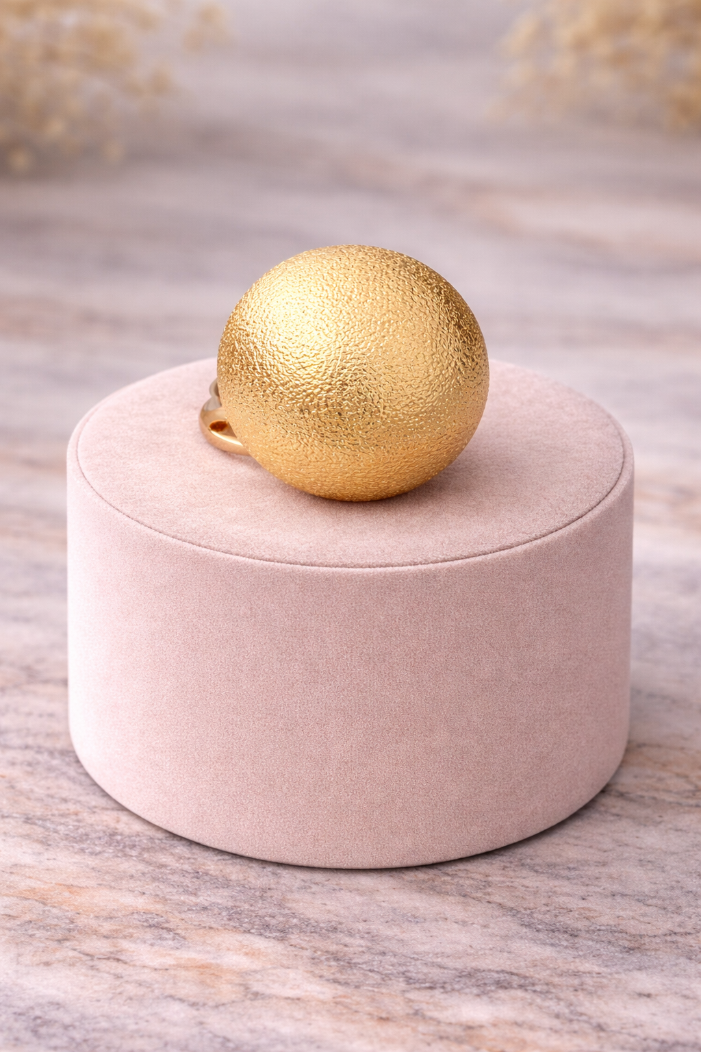 Maxi anillo media esfera