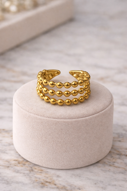 Anillo triple balines