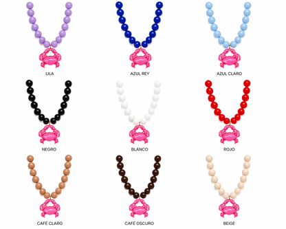 Collar XL Cangrejo rosado