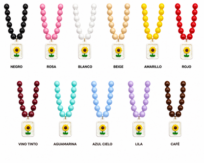 Collar XL  girasol