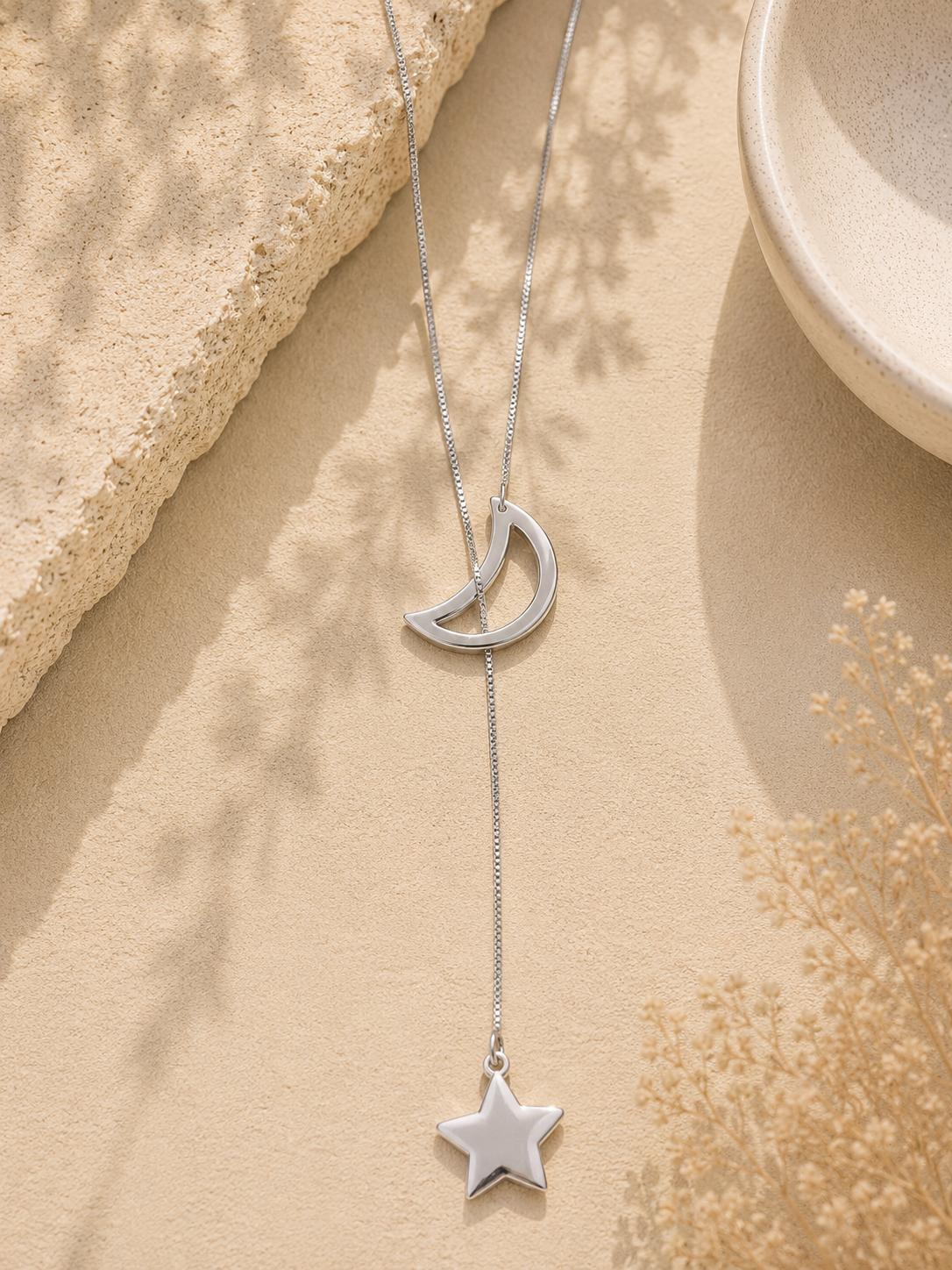 Cadena luna y estrella