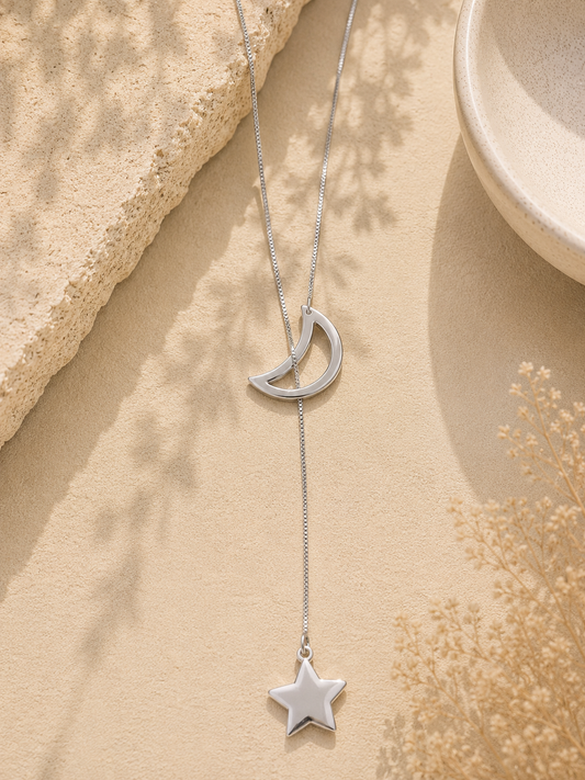 Cadena luna y estrella
