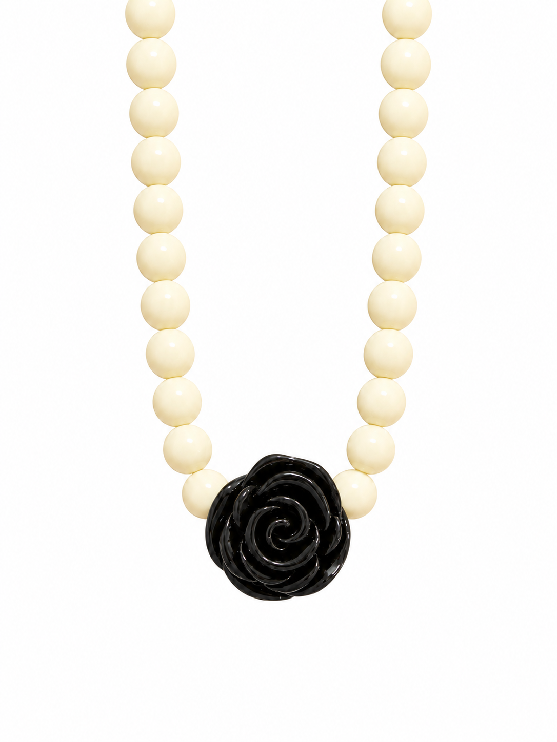 Collar XL rose negro