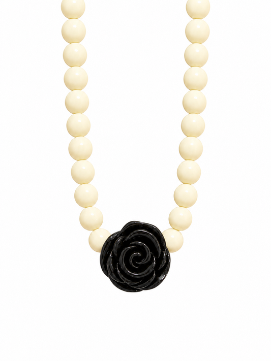 Collar XL rose negro