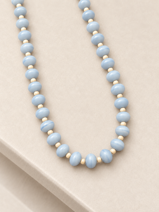Collar XL dona azul