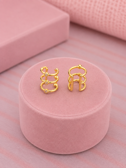 Earcuff triple circones