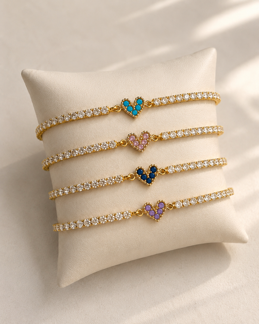 Pulsera corazones