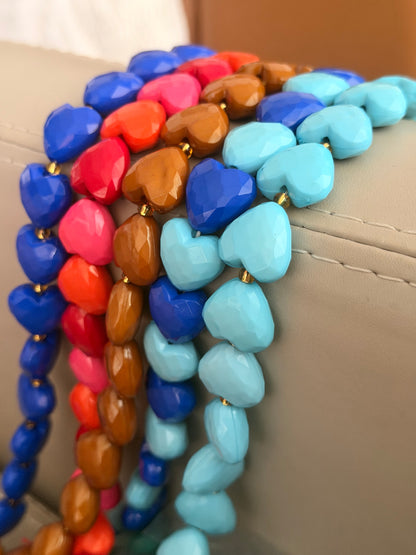 Collar XL candy -azul oscuro