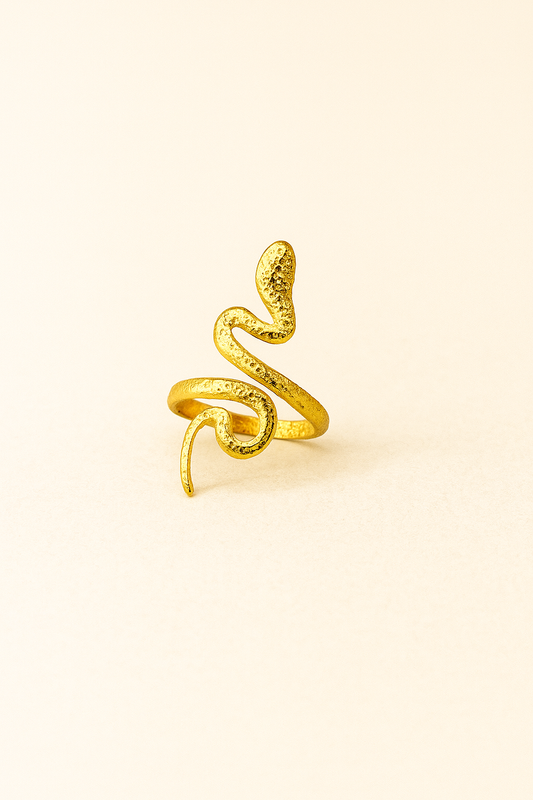 Anillo snake acero