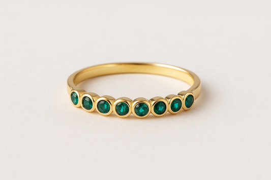 Anillo circones verdes
