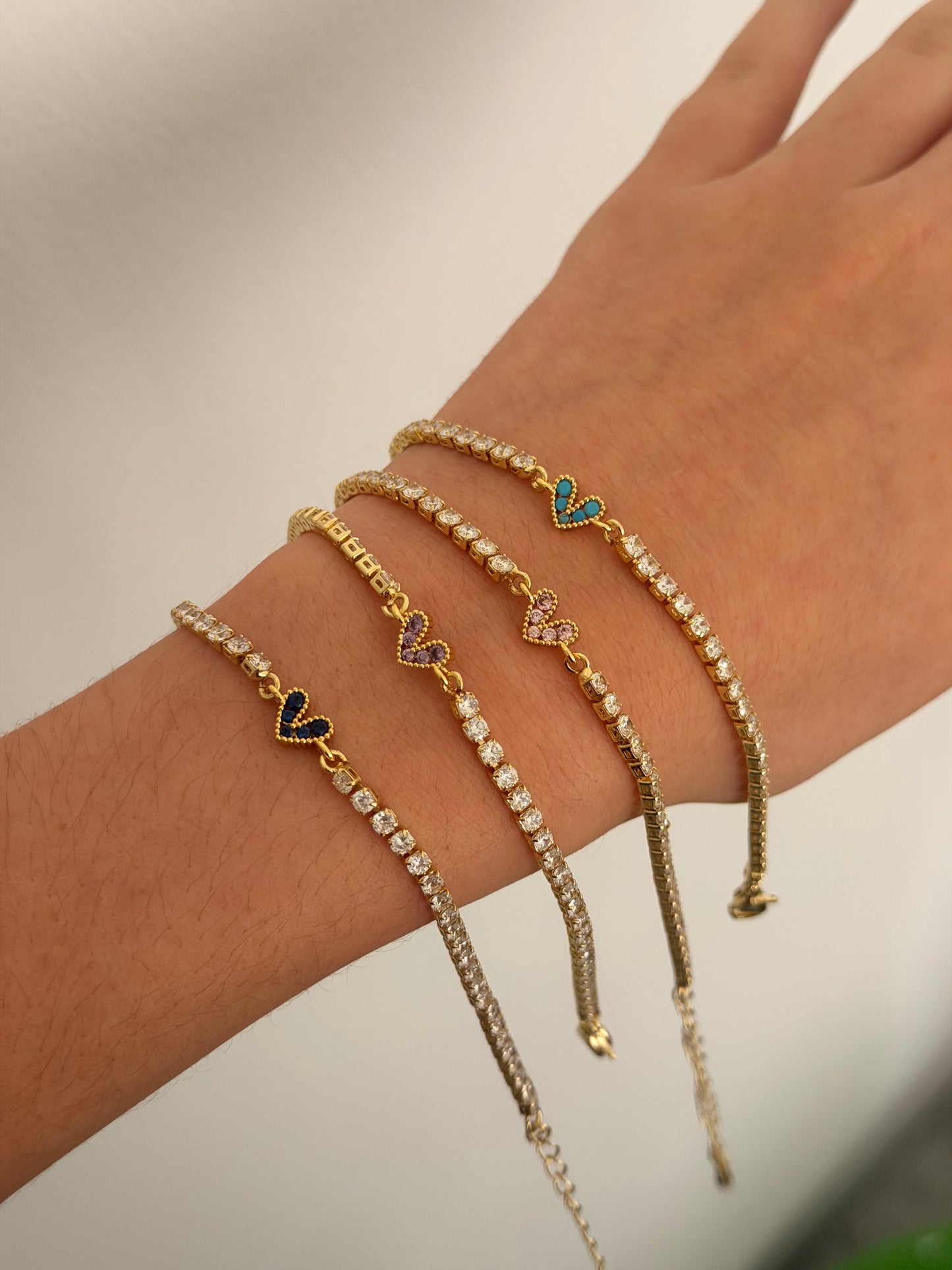 Pulsera corazones