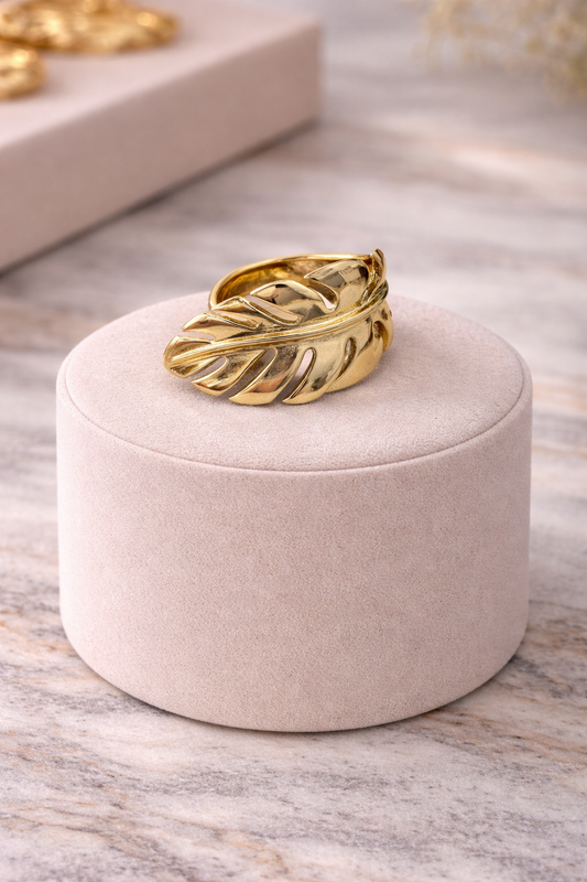 Anillo maxi hoja