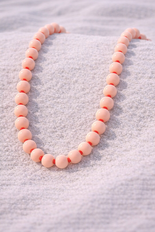 Collar XL rosado y rojo #12