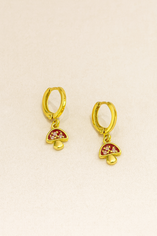 Mini hoop hongo rojo