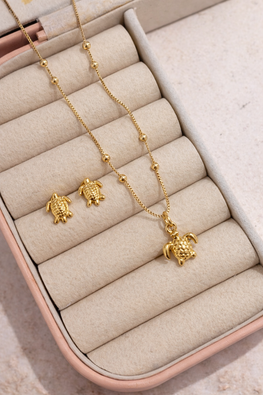 Set collar tortuga