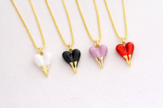 Cadena dije corazón derretido