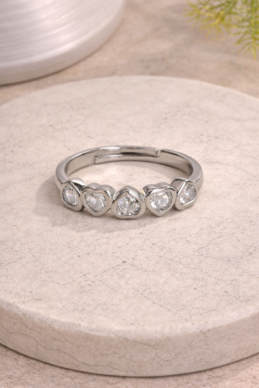 Anillo corazones