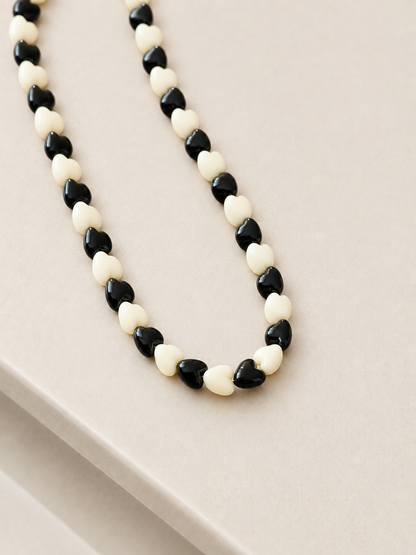 Collar mini corazones