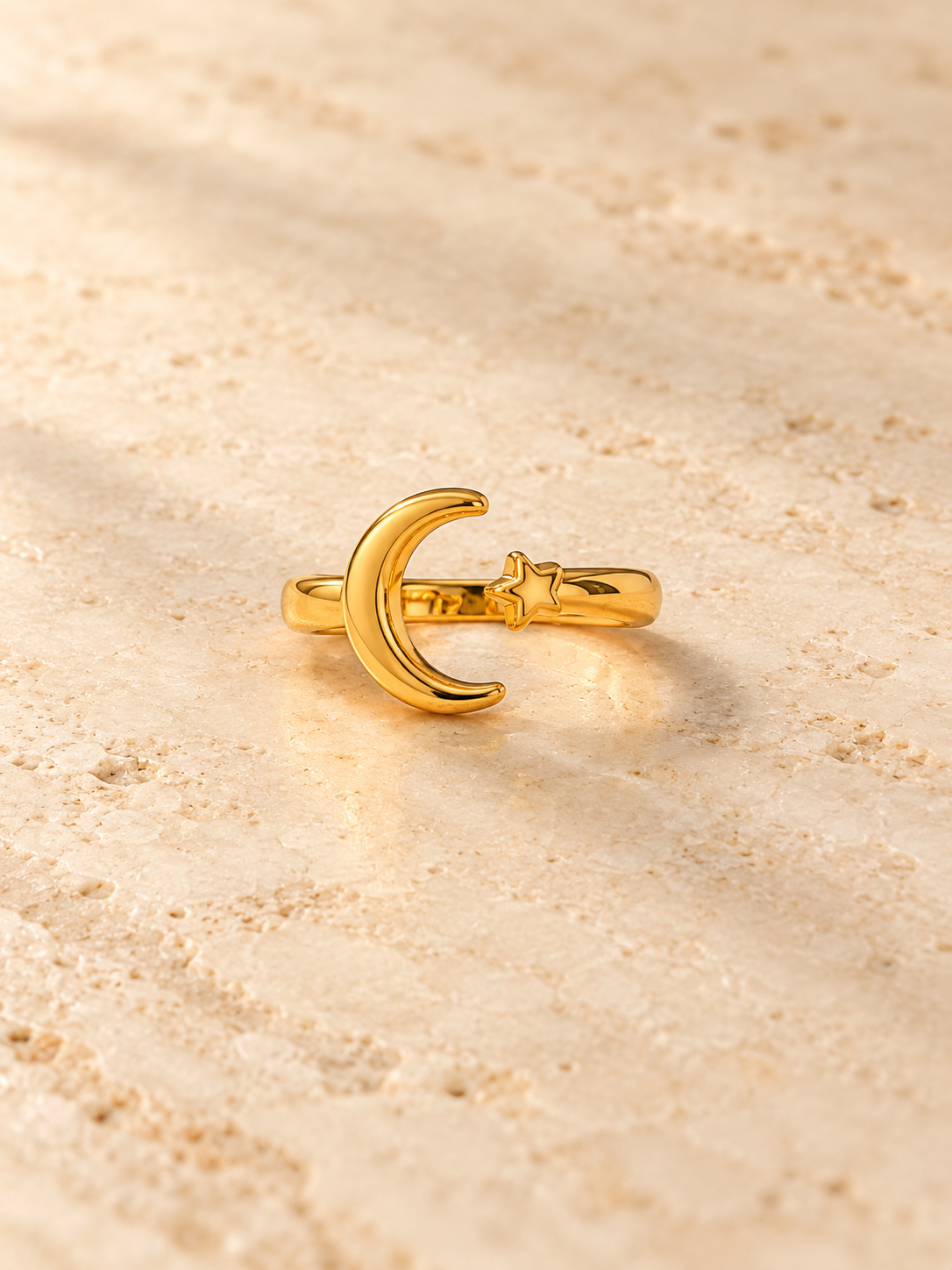 Anillo luna estrella