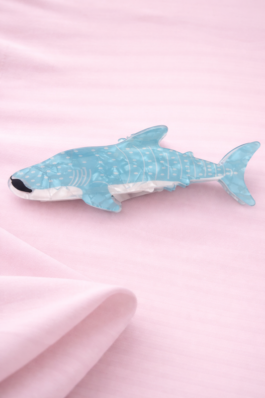Hair clip tiburón ballena