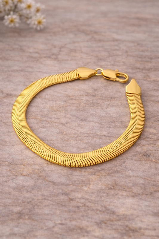 Pulsera serpiente gruesa