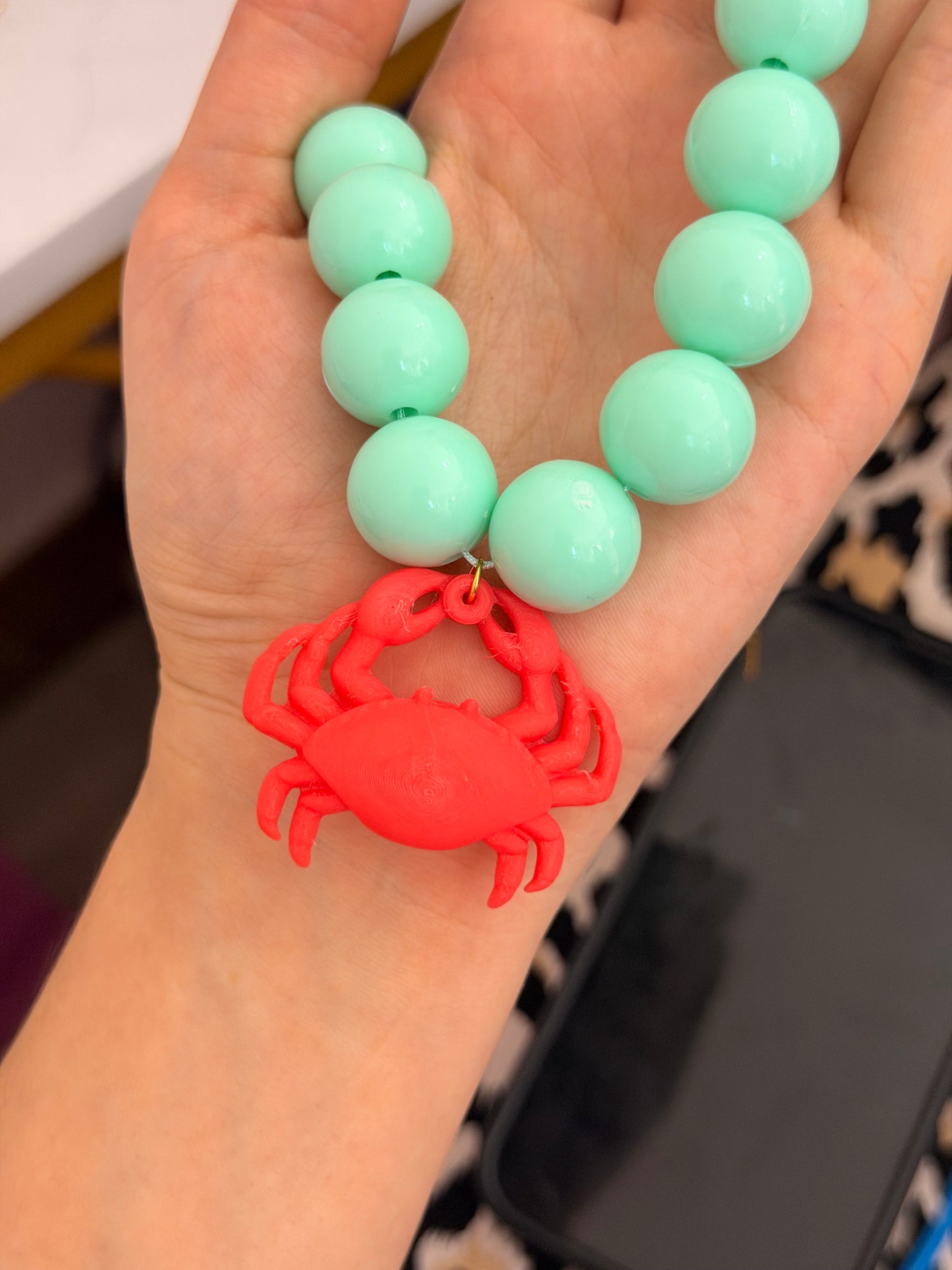 Collar XL cangrejo rojo