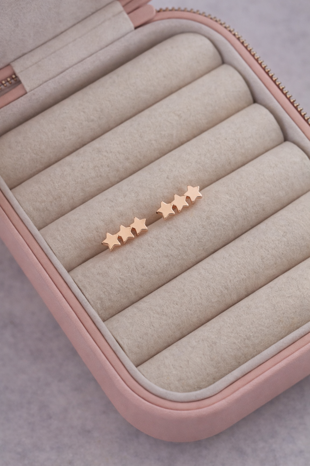 Topos pequeños estrella rosa