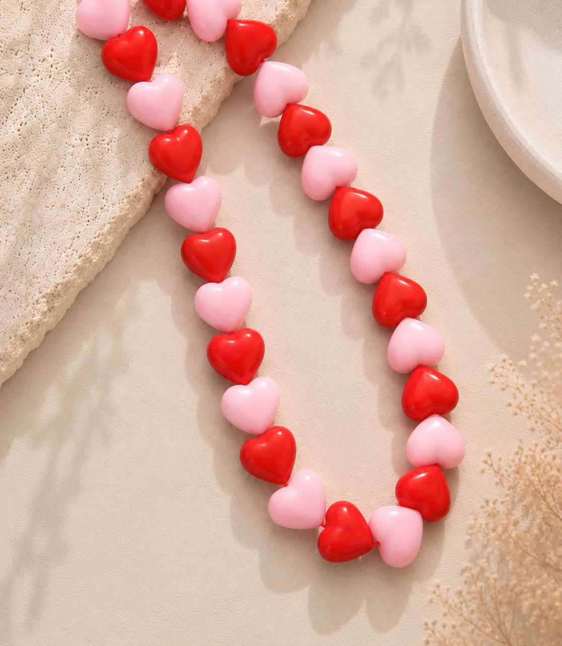 Collar XL corazones