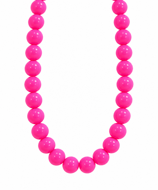 Collar XL fucsia