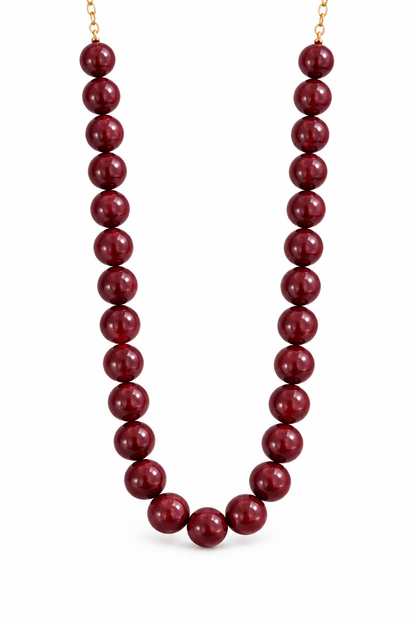 Collar XL vino tinto