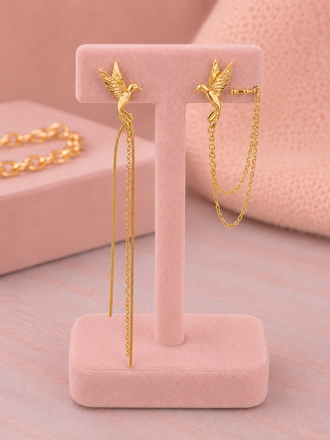 Aretes de colibrí