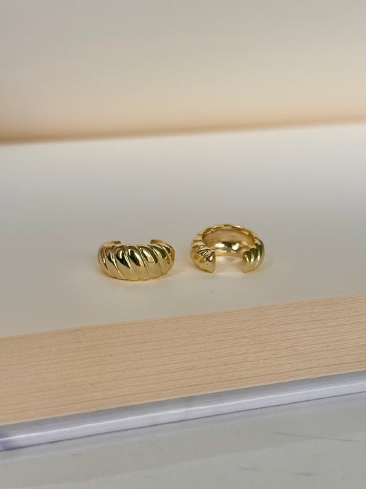 Earcuff croissant - Rodio, Dorado